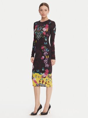 Versace Jeans Couture - Sukienka na wiosnę ze sklepu: MODIVO w kategorii: Sukienki - zdjęcie WP-EBWP-BKLVO-LN0_0000305729637