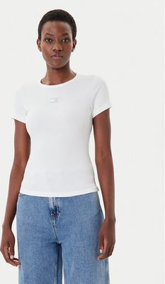 Bluzka damska na wiosnę Tommy Jeans ze sklepu: MODIVO w kategorii: Bluzki damskie - zdjęcie WP-EBWP-BKLVO-LN0_0000305730190