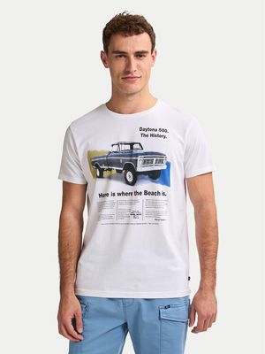 T-shirt męski w stylu młodzieżowym Petrol Industries ze sklepu: MODIVO w kategorii: T-shirty męskie - zdjęcie WP-EBWP-BKLVO-LN0_0000305732156