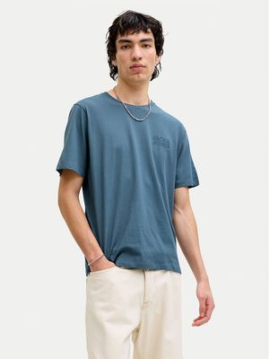T-shirt męski casual Jack & Jones ze sklepu: MODIVO w kategorii: T-shirty męskie - zdjęcie WP-EBWP-BKLVO-LN0_0000305733498