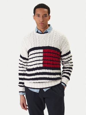 Tommy Hilfiger - Sweter męski zimowy ze sklepu: MODIVO w kategorii: Swetry męskie - zdjęcie WP-EBWP-BKLVO-LN0_0000305739810