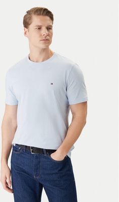 T-shirt męski casual Tommy Hilfiger ze sklepu: MODIVO w kategorii: T-shirty męskie - zdjęcie WP-EBWP-BKLVO-LN0_0000305740212