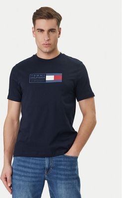 T-shirt męski wiosenny Tommy Hilfiger ze sklepu: MODIVO w kategorii: T-shirty męskie - zdjęcie WP-EBWP-BKLVO-LN0_0000305740366