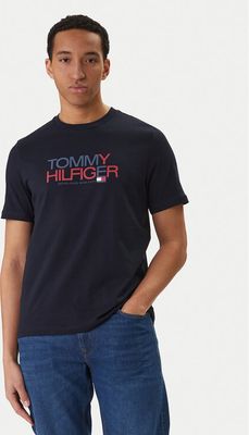 T-shirt męski na wiosnę Tommy Hilfiger ze sklepu: MODIVO w kategorii: T-shirty męskie - zdjęcie WP-EBWP-BKLVO-LN0_0000305740427