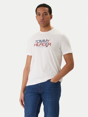T-shirt męski młodzieżowy Tommy Hilfiger ze sklepu: MODIVO w kategorii: T-shirty męskie - zdjęcie WP-EBWP-BKLVO-LN0_0000305740434