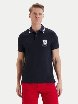 T-shirt męski casual Tommy Hilfiger ze sklepu: MODIVO w kategorii: T-shirty męskie - zdjęcie WP-EBWP-BKLVO-LN0_0000305740632