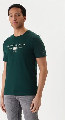 T-shirt męski w stylu młodzieżowym na wiosnę Tommy Hilfiger ze sklepu: MODIVO w kategorii: T-shirty męskie - zdjęcie WP-EBWP-BKLVO-LN0_0000305741578