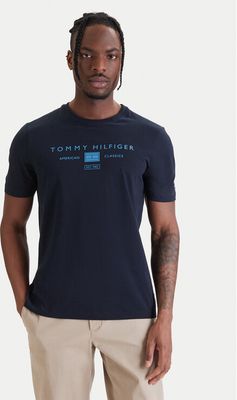 T-shirt męski na wiosnę Tommy Hilfiger ze sklepu: MODIVO w kategorii: T-shirty męskie - zdjęcie WP-EBWP-BKLVO-LN0_0000305741615