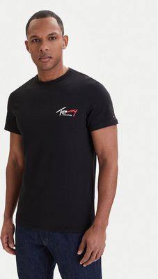 T-shirt męski casual Tommy Jeans ze sklepu: MODIVO w kategorii: T-shirty męskie - zdjęcie WP-EBWP-BKLVO-LN0_0000305742735
