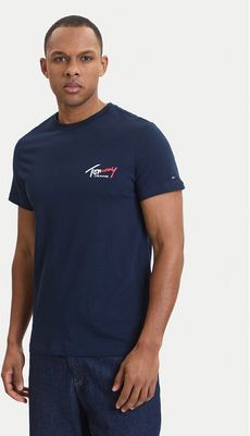 Tommy Jeans - T-shirt męski casualowy ze sklepu: MODIVO w kategorii: T-shirty męskie - zdjęcie WP-EBWP-BKLVO-LN0_0000305742742