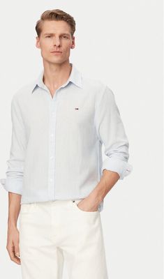 Koszula męska Tommy Jeans ze sklepu: MODIVO w kategorii: Koszule męskie - zdjęcie WP-EBWP-BKLVO-LN0_0000305743046
