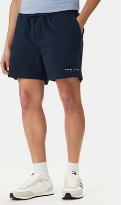 Tommy Jeans - Spodenki męskie sportowe na lato ze sklepu: MODIVO w kategorii: Spodenki męskie - zdjęcie WP-EBWP-BKLVO-LN0_0000305743176