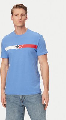 T-shirt męski na wiosnę Tommy Jeans ze sklepu: MODIVO w kategorii: T-shirty męskie - zdjęcie WP-EBWP-BKLVO-LN0_0000305743527