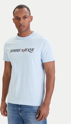 T-shirt męski na wiosnę Tommy Jeans ze sklepu: MODIVO w kategorii: T-shirty męskie - zdjęcie WP-EBWP-BKLVO-LN0_0000305743565
