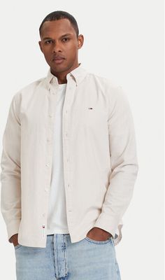 Tommy Jeans - Koszula męska ze sklepu: MODIVO w kategorii: Koszule męskie - zdjęcie WP-EBWP-BKLVO-LN0_0000305743725