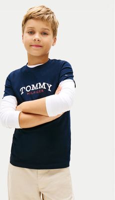 T-shirt chłopięce na lato Tommy Hilfiger ze sklepu: MODIVO w kategorii: T-shirty chłopięce - zdjęcie WP-EBWP-BKLVO-LN0_0000305749048