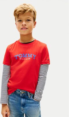 T-shirt chłopięce Tommy Hilfiger ze sklepu: MODIVO w kategorii: T-shirty chłopięce - zdjęcie WP-EBWP-BKLVO-LN0_0000305749062