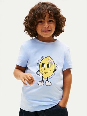 T-shirt chłopięce na lato Tommy Hilfiger ze sklepu: MODIVO w kategorii: T-shirty chłopięce - zdjęcie WP-EBWP-BKLVO-LN0_0000305749420