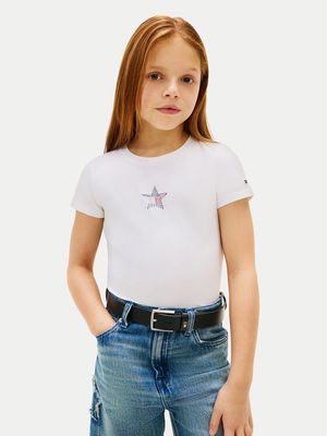 Bluzka dziewczęca na lato Tommy Hilfiger ze sklepu: MODIVO w kategorii: Bluzki dziewczęce - zdjęcie WP-EBWP-BKLVO-LN0_0000305749437