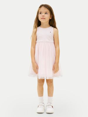Sukienka dziewczęca letnia Tommy Hilfiger ze sklepu: MODIVO w kategorii: Sukienki dziewczęce - zdjęcie WP-EBWP-BKLVO-LN0_0000305749529