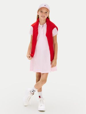 Sukienka dziewczęca na lato Tommy Hilfiger ze sklepu: MODIVO w kategorii: Sukienki dziewczęce - zdjęcie WP-EBWP-BKLVO-LN0_0000305749543