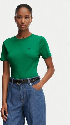 Bluzka damska casualowa Tommy Hilfiger ze sklepu: MODIVO w kategorii: Bluzki damskie - zdjęcie WP-EBWP-BKLVO-LN0_0000305749826