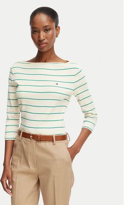 Bluzka damska wiosenna Tommy Hilfiger ze sklepu: MODIVO w kategorii: Bluzki damskie - zdjęcie WP-EBWP-BKLVO-LN0_0000305749833