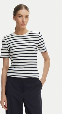 Bluzka damska casual Tommy Hilfiger ze sklepu: MODIVO w kategorii: Bluzki damskie - zdjęcie WP-EBWP-BKLVO-LN0_0000305750143