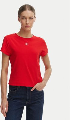 Bluzka damska na wiosnę Tommy Hilfiger ze sklepu: MODIVO w kategorii: Bluzki damskie - zdjęcie WP-EBWP-BKLVO-LN0_0000305750372