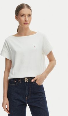 Bluzka damska na wiosnę Tommy Hilfiger ze sklepu: MODIVO w kategorii: Bluzki damskie - zdjęcie WP-EBWP-BKLVO-LN0_0000305750570