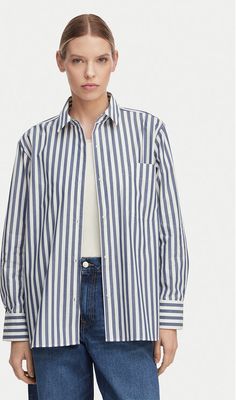 Tommy Hilfiger - Koszula damska na wiosnę ze sklepu: MODIVO w kategorii: Koszule damskie - zdjęcie WP-EBWP-BKLVO-LN0_0000305751140