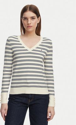 Sweter damski casualowy Tommy Hilfiger ze sklepu: MODIVO w kategorii: Swetry damskie - zdjęcie WP-EBWP-BKLVO-LN0_0000305751768