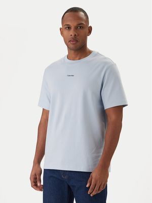 T-shirt męski casualowy Calvin Klein ze sklepu: MODIVO w kategorii: T-shirty męskie - zdjęcie WP-EBWP-BKLVO-LN0_0000305753113