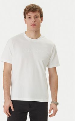 T-shirt męski casualowy Calvin Klein ze sklepu: MODIVO w kategorii: T-shirty męskie - zdjęcie WP-EBWP-BKLVO-LN0_0000305753243