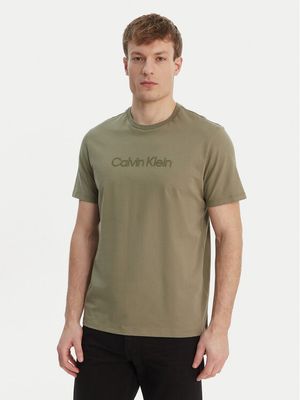 T-shirt męski w stylu młodzieżowym Calvin Klein ze sklepu: MODIVO w kategorii: T-shirty męskie - zdjęcie WP-EBWP-BKLVO-LN0_0000305753250