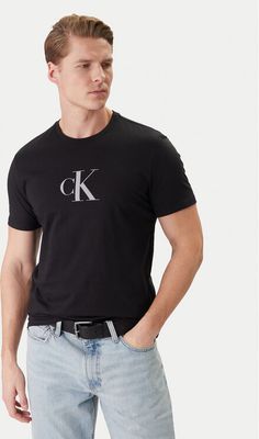 T-shirt męski wiosenny Calvin Klein ze sklepu: MODIVO w kategorii: T-shirty męskie - zdjęcie WP-EBWP-BKLVO-LN0_0000305753328