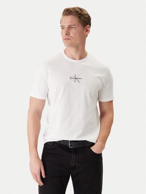 T-shirt męski casualowy Calvin Klein Jeans ze sklepu: MODIVO w kategorii: T-shirty męskie - zdjęcie WP-EBWP-BKLVO-LN0_0000305753908