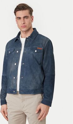 Kurtka męska na wiosnę casual Calvin Klein Jeans ze sklepu: MODIVO w kategorii: Kurtki męskie - zdjęcie WP-EBWP-BKLVO-LN0_0000305754431