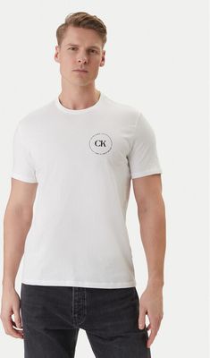 T-shirt męski casual Calvin Klein Jeans ze sklepu: MODIVO w kategorii: T-shirty męskie - zdjęcie WP-EBWP-BKLVO-LN0_0000305754776