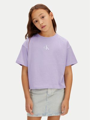 Bluzka dziewczęca letnia Calvin Klein Jeans ze sklepu: MODIVO w kategorii: Bluzki dziewczęce - zdjęcie WP-EBWP-BKLVO-LN0_0000305755957