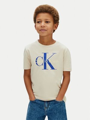 T-shirt chłopięce na lato Calvin Klein Jeans ze sklepu: MODIVO w kategorii: T-shirty chłopięce - zdjęcie WP-EBWP-BKLVO-LN0_0000305756435