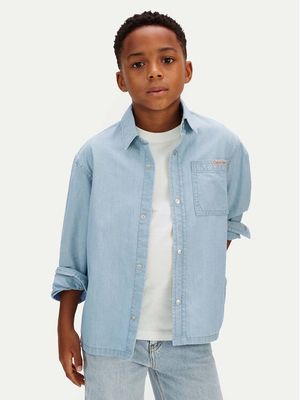 Koszula chłopięca wiosenna Calvin Klein Jeans ze sklepu: MODIVO w kategorii: Koszule chłopięce - zdjęcie WP-EBWP-BKLVO-LN0_0000305756619