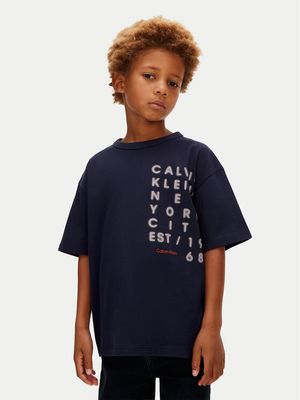 T-shirt chłopięce na lato Calvin Klein Jeans ze sklepu: MODIVO w kategorii: T-shirty chłopięce - zdjęcie WP-EBWP-BKLVO-LN0_0000305756633