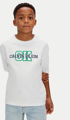 T-shirt chłopięce na lato Calvin Klein Jeans ze sklepu: MODIVO w kategorii: T-shirty chłopięce - zdjęcie WP-EBWP-BKLVO-LN0_0000305756756