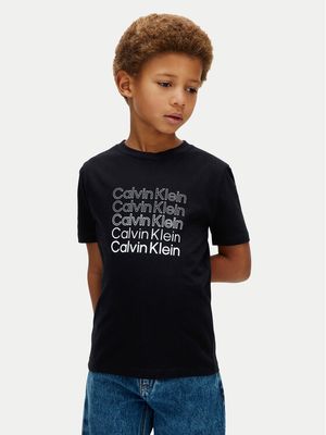 T-shirt chłopięce na lato Calvin Klein Jeans ze sklepu: MODIVO w kategorii: T-shirty chłopięce - zdjęcie WP-EBWP-BKLVO-LN0_0000305756763