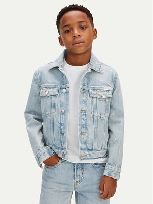 Kurtka chłopięca wiosenna Calvin Klein Jeans ze sklepu: MODIVO w kategorii: Kurtki chłopięce - zdjęcie WP-EBWP-BKLVO-LN0_0000305759061