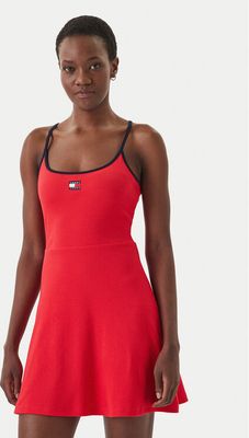 Sukienka sportowa dopasowana Tommy Jeans ze sklepu: MODIVO w kategorii: Sukienki - zdjęcie WP-EBWP-BKLVO-LN0_0000305759306