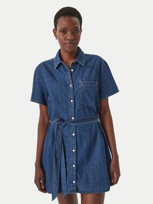Tommy Jeans - Sukienka koszulowa ze sklepu: MODIVO w kategorii: Sukienki - zdjęcie WP-EBWP-BKLVO-LN0_0000305759467