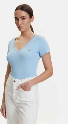 Bluzka damska Tommy Jeans ze sklepu: MODIVO w kategorii: Bluzki damskie - zdjęcie WP-EBWP-BKLVO-LN0_0000305760104