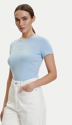 Bluzka damska wiosenna Tommy Jeans ze sklepu: MODIVO w kategorii: Bluzki damskie - zdjęcie WP-EBWP-BKLVO-LN0_0000305760159